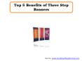 Top 5 Benefits of Three Step Banners PowerPoint PPT Presentation