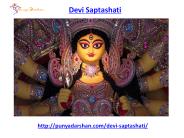 Read devi saptashati for your mentally peace