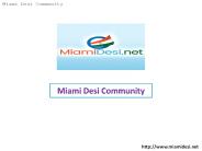 Miami Desi Community