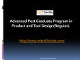 Advanced Post Graduate Program in Product and Tool Design | Product Design Courses | MITSkills, Pune PowerPoint PPT Presentation
