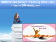 BSCOM 268 STUDY Teaching Effectively / bscom268study.com PowerPoint PPT Presentation
