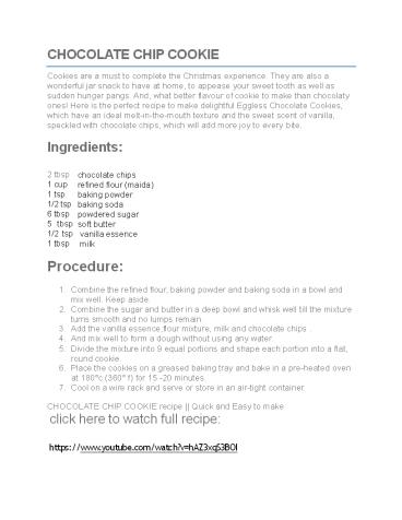 eggless cookies/chocochip cookies/yummy cookies/ delicious cookies/