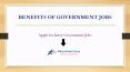 Benefits of Government Jobs PowerPoint PPT Presentation