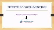 Benefits of Government Jobs