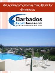 Beachfront Condos For Rent In Barbados