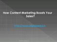How Content Marketing Boosts Your Sales? – Digitalseed  | Digital Marketing Company in pune PowerPoint PPT Presentation