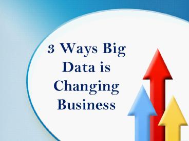 3 Ways Big Data is Changing Business