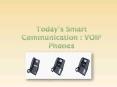 Today's Smart Communication - VOIP Phones PowerPoint PPT Presentation