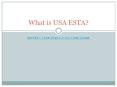 What is USA ESTA? PowerPoint PPT Presentation