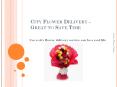 Flower Delivery: Now Available Online PowerPoint PPT Presentation