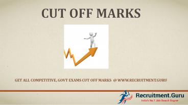 Exam Cut Off Marks Download