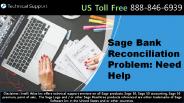 Sage Bank Reconciliation Issue with Quick Fix