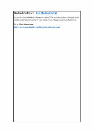 Blackjack Software - Best Blackjack Script (3)