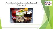 Acesulfame potassium market research report 2018