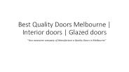 Doors Melbourne (1)