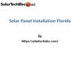 Solar panel installation Florida PowerPoint PPT Presentation