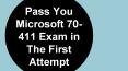 70-411 Exam Questions