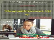 PSY 325 (ASH) course Marvelous Learning/tutorialrank.com