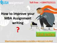 How To Improve Your Assignment writing [MBA Assignment Help]