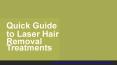 Quick Guide to Laser Hair Removal Treatments PowerPoint PPT Presentation