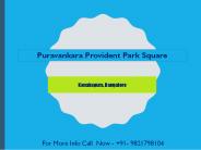 Puravankara Provident Park Square @9821798104