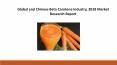 Global and Chinese Beta Carotene Industry, 2018 Market Research Report PowerPoint PPT Presentation