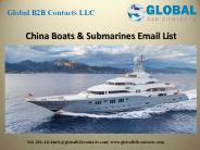 China Boats & Submarines Email List