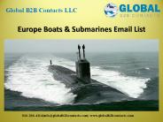 Europe Boats & Submarines Email List
