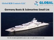 Germany Boats & Submarines Email List