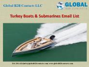 Turkey Boats & Submarines Email List