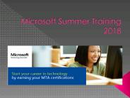 Microsoft Summer Training