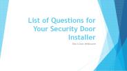 Locate Your Ideal Security Door Melbourne Material