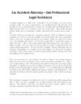 Car Accident Attorney – Get Professional Legal Assistance PowerPoint PPT Presentation