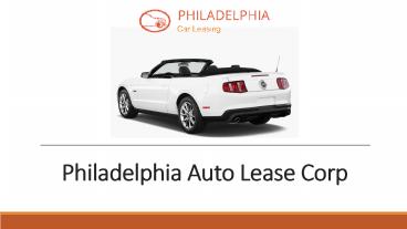 Philadelphia Auto Lease Corp