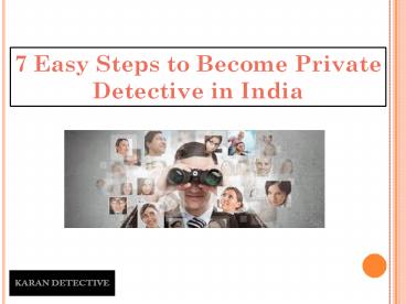 Detective Sevices in Mumbai| | Detective Agencies in Mumbai