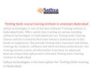 Testing Tools | Best Testing Tools  training in hyderabad