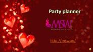 Wedding planner Dubai