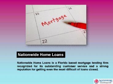 Home Loans in Coral Springs