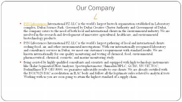 Equipment Suppliers, Diagnostic & Analysis (9)