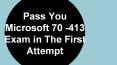 70-413 Exam Questions