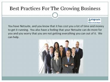 Best Practices For The Growing Business