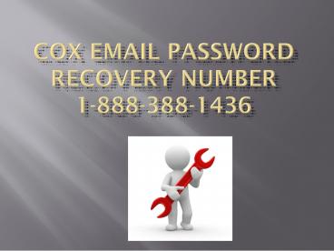 cox email password reset | recovery phone number