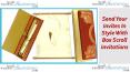 Send Your Invites In Style With Box Scroll Invitations