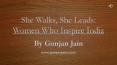 Shobhana Bhartia Biography in "She Walks, She Leads" by Gunjan Jain PowerPoint PPT Presentation