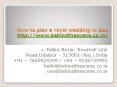 How to plan a royal wedding in Goa PowerPoint PPT Presentation