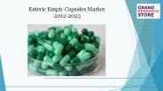 Enteric empty capsules market 2012 2023