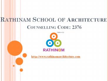 Rathinam School of Architecture (1)