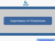 Importance of Aluminium