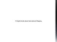 A Simple Guide about International Shipping PowerPoint PPT Presentation