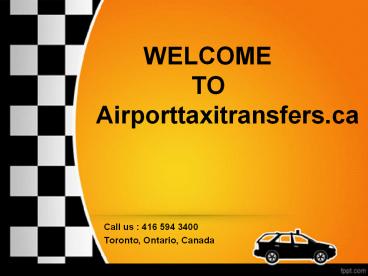 toronto airport taxi service - low cost taxi service